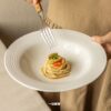 白8.5吋草帽盤