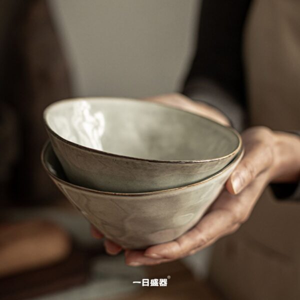 復古窯變拉麵碗