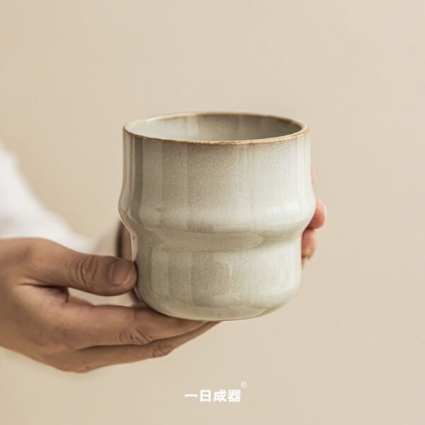 日式風格無把陶杯